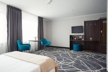 Фото номера Двухместный номер Делюкс с 1 кроватью Отель Hotel Nad Nettą г. Августов 4