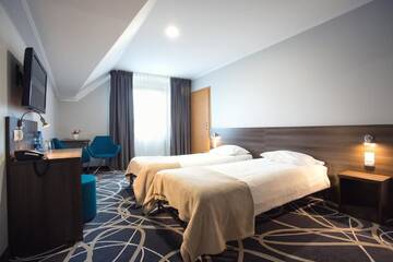 Фото номера Двухместный номер с 1 кроватью Отель Hotel Nad Nettą г. Августов 4