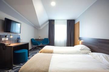 Фото номера Двухместный номер с 1 кроватью Отель Hotel Nad Nettą г. Августов 2