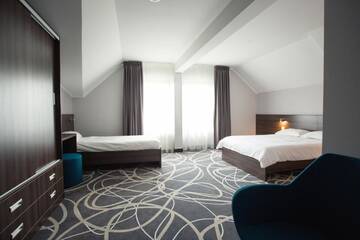 Фото номера Двухместный номер Делюкс с 1 кроватью Отель Hotel Nad Nettą г. Августов 3