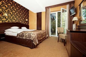 Фото номера Одноместный номер Отель Hotel Warszawa Spa &amp; Resort г. Августов 3